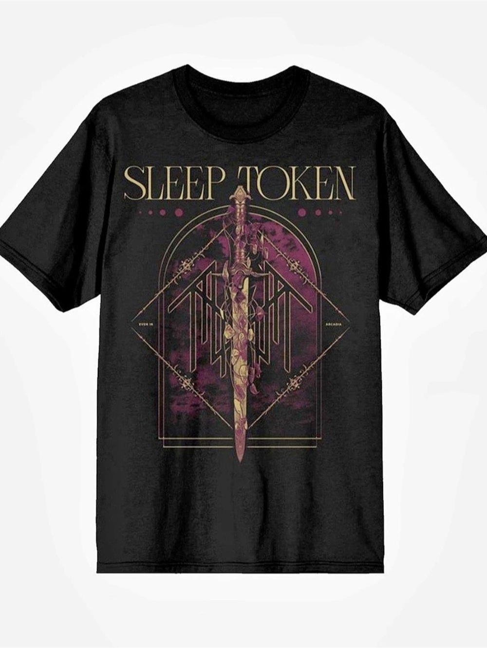 🆕 Sleep Token Even In Arcadia Graphic Tee Black Size Large Hot Topic